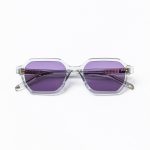 032 TRANSPARENT GREY & PURPLE